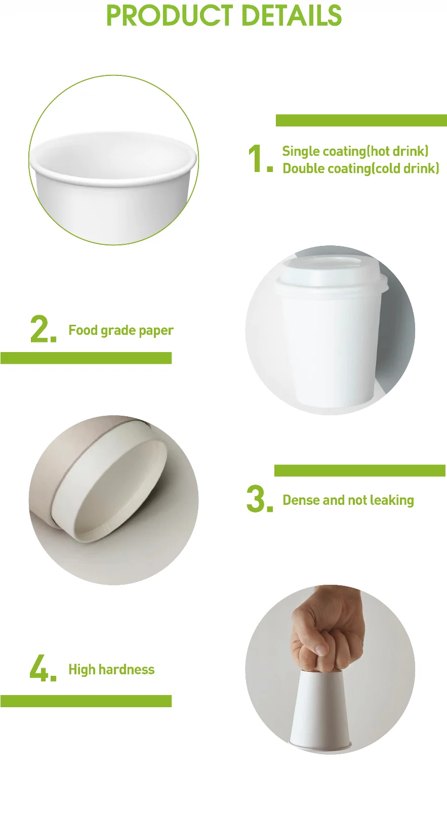 Custom Printed Logo Coffee Cups Paper Cups With Lids Ripple Wall Cup ...