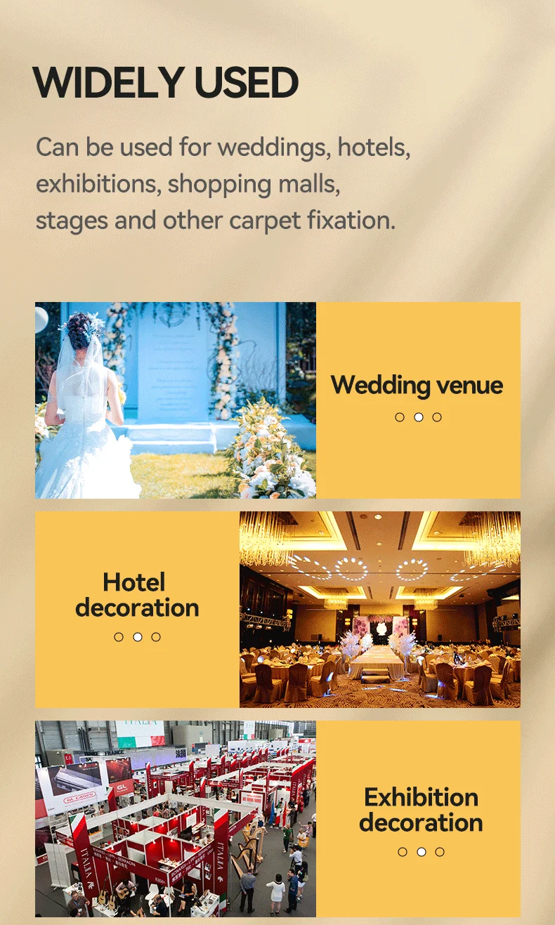 Fashion Double Sided Cloth Adhesive Carpet Tape Double Side Cloth Duct Tape Double-Sided Cloth Tape