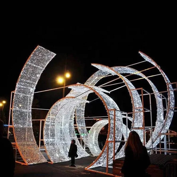 2022 New Design Outdoor Street Display Giant Motif Light Decorations for Christmas