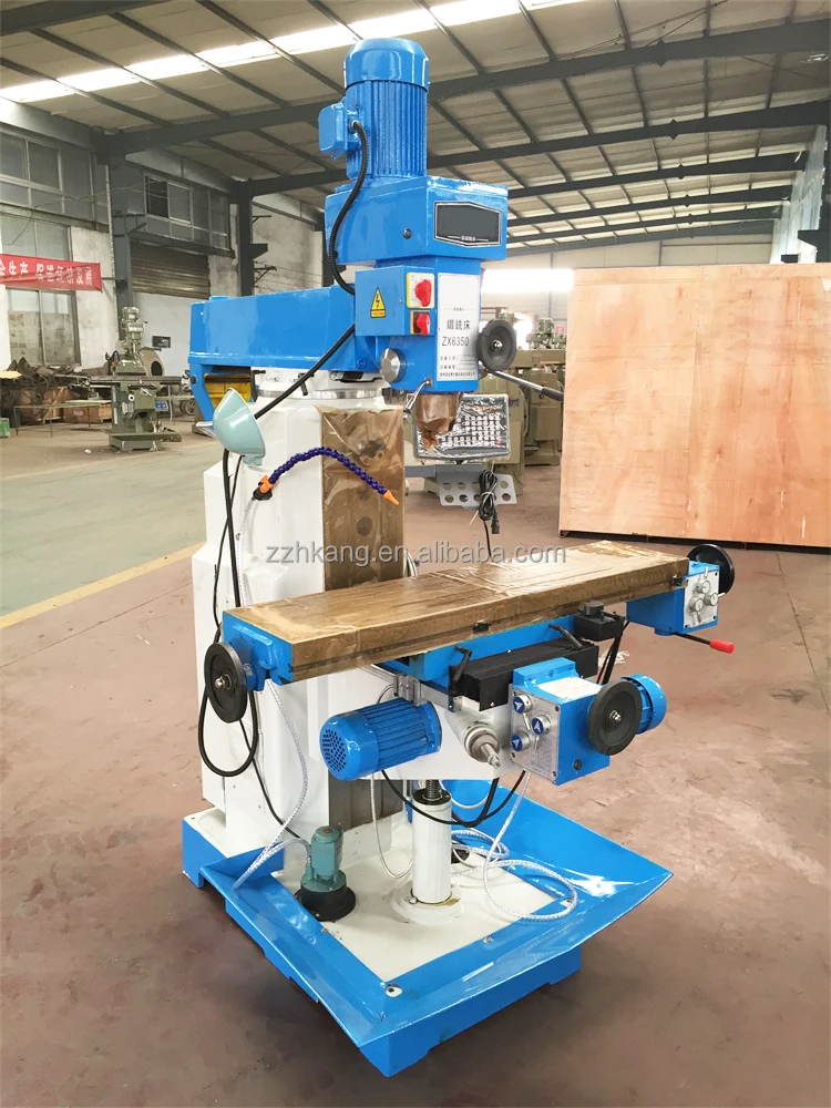 Zx6350 Vertical Metal Heavy Duty Drilling Milling Machine Automatic ...