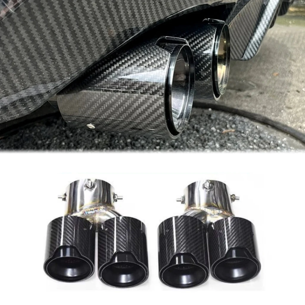Carbon Fiber Exhaust Tips Muffler for BMW G20 G21 M340i M240i G22 M440i G42