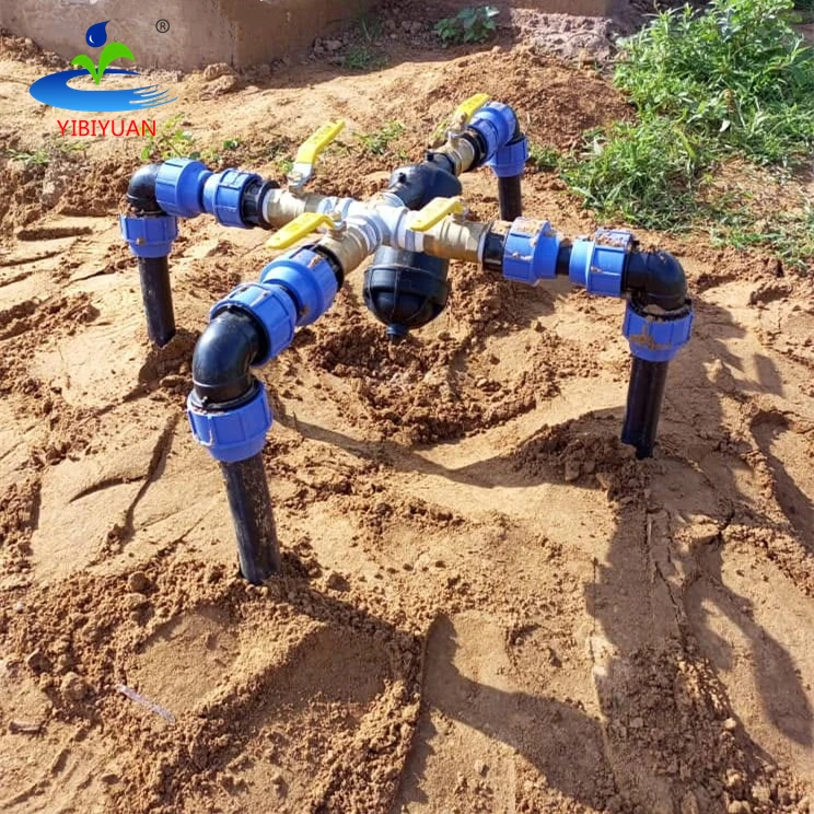 Agriculture Water System Plastic Pipe Drip Irrigation Filter and Fittings Coupling Bypass Valve Quick Connect Fitting