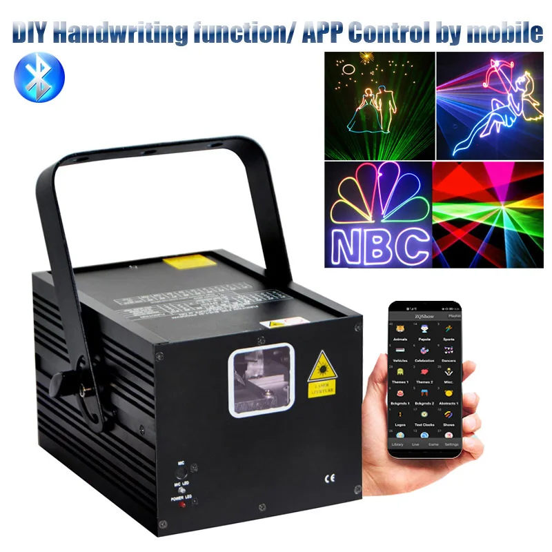 15W Analog Modulation RGB Laser Lighting Show System