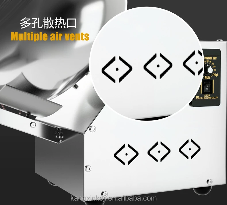 Table Top Small Commercial Mini Chocolate Panning Machine Coater Sugar Pan Peanut Nut Chocolate Coating Machine - Image 2