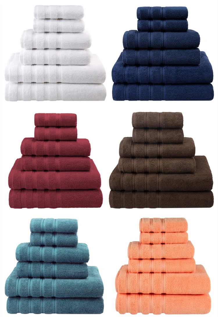 Luxury Embroidery Towel White Hotel Spa Toalla Serviette 100 Genuine