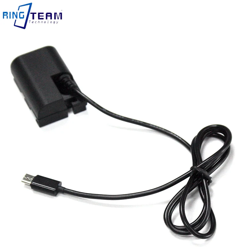 Decoded Type-C Cable to DR-E6 Dummy Battery LP-E6 Battery For 5D Mark IV III II 5D4 5DS 5DS R 6D 7D 7D Mark 2 60D 70D 80D 90D