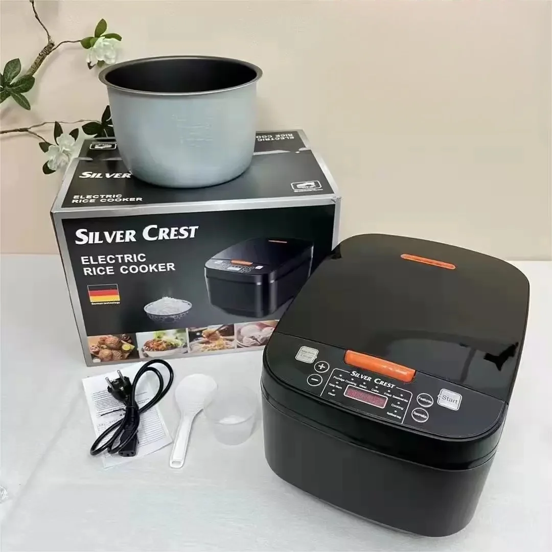 5L Electric Rice Cooker Smart Electric Stainless Steel Cooker Non-Stick Home Electric Ri