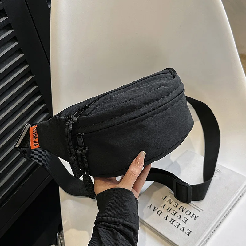 Unisex Waist Bags Waterproof Fanny Pack Nylon Mini Crossbody Bag