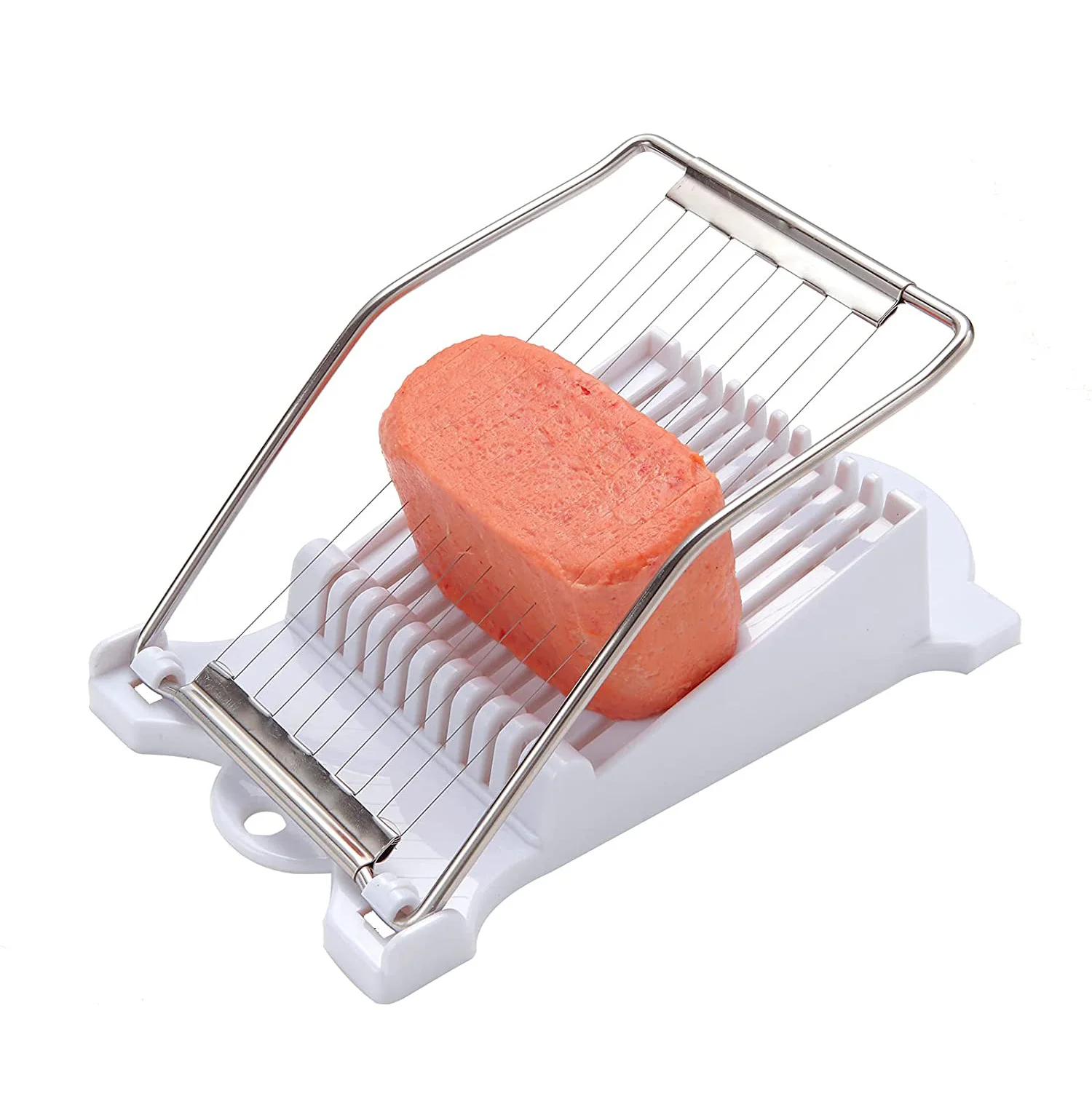 NEW 10 Wires Stainless Steel Soft Food Cutter Egg Fruit Slicer