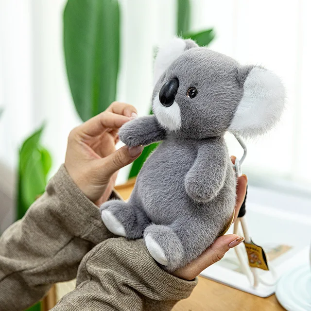 New Student Wholesale Back-to-school Gift Exquisite Stuffed Animal Toys Koala Pendant Keychain Backpack Lanyard Kids Toy Plushie
