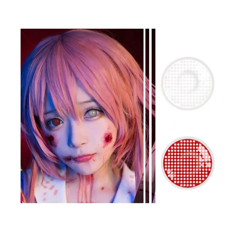 Realcon Wholesale Crazy Nice Colored Halloween Contact Lens Contacts Factory