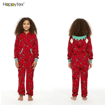 High Quality Family Matching Winter Couples And Kids 2021 Christmas Pajamas Sleepwear Parent - Child Su Home Sleepwear