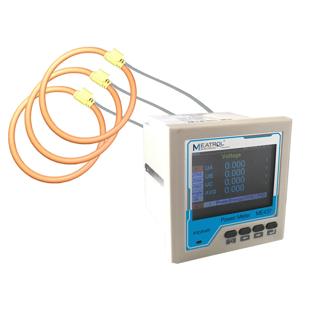 Digital Ac Voltmeter and Ammeter Smart Meter 4G Power Data Logger