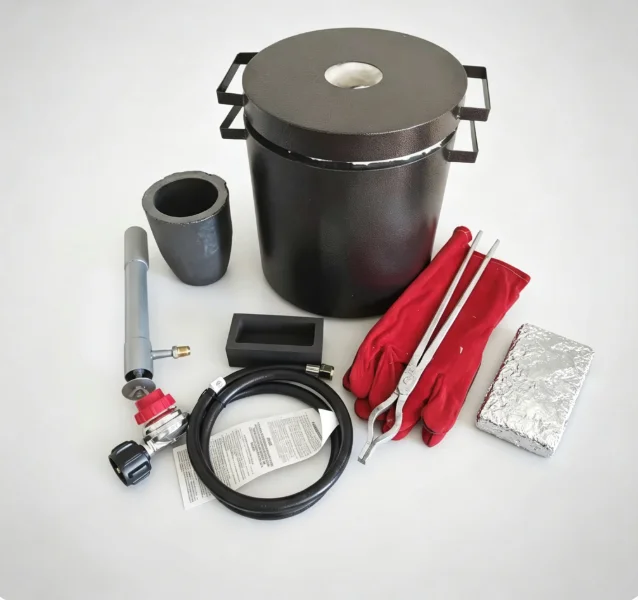 TEBAK New Arrival 6/10/12KG Metal Melting Furnace - Fast Heat Oven for Gold Silver Copper Aluminum