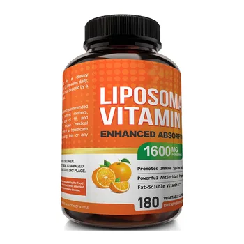 Vitamins Liposomal Vitamin C High Absorption Fat Soluble VC Antioxidant Supplement Immune System Support