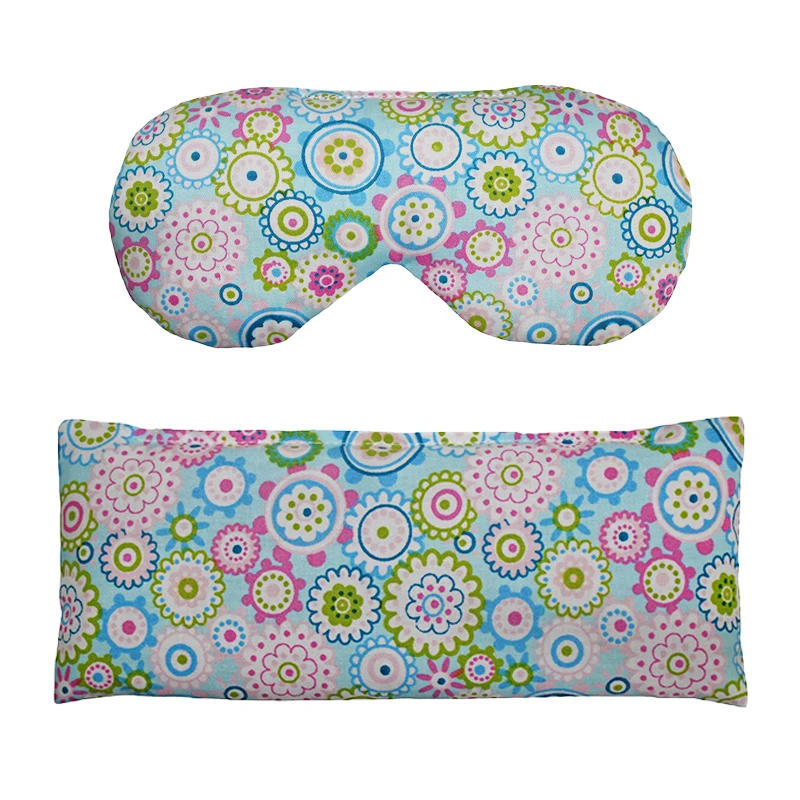 factory wholesale hot food pack microwave clay beads heat pack heat pad wrap weighted heated eye mask for pain relief
