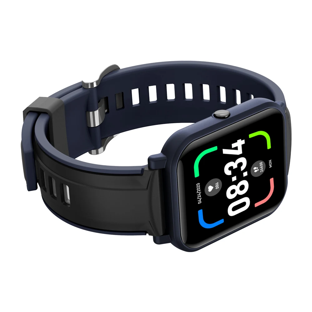 Japan Always ON Memory LCD Screen 1.28 Inch Fitness Smart Watch IP68 Waterproof SMA Smart Care Q3 Smart Watch