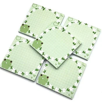 Custom New High Quality Thickened Paper Square Sticky Notes Set Mini Portable Sticky Memo Pad for Fridge Message Reminders