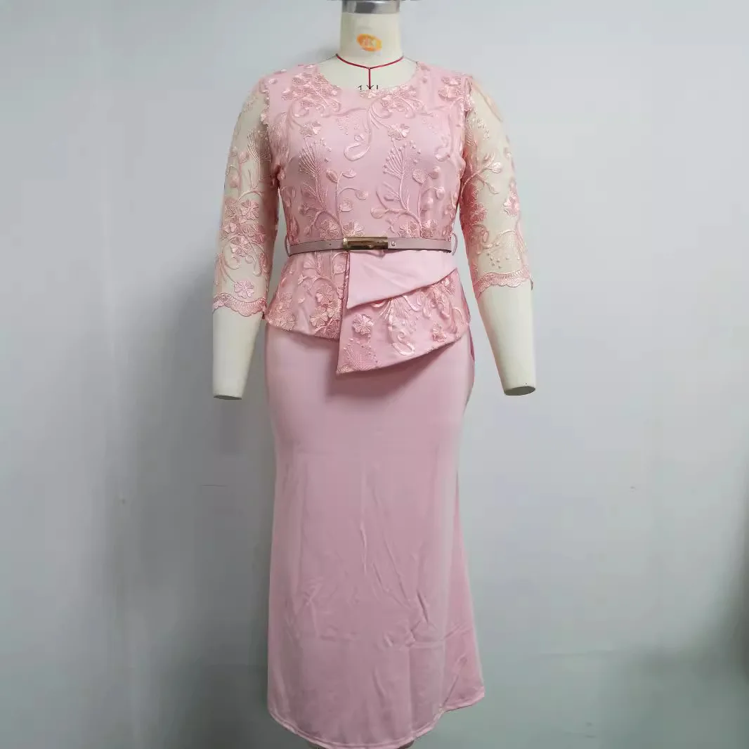 african fashion lace dresses Rihanna Lilac Lace Bustier African Dress – Elegant African Lace Dress