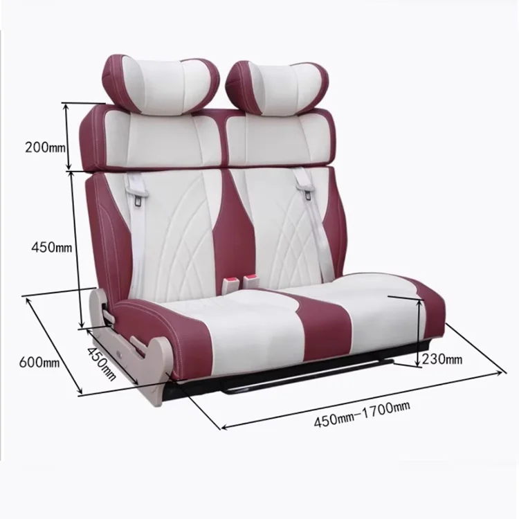 Autoliuma Custom Caravan Folding Campervan Double People Seat Rv Rock