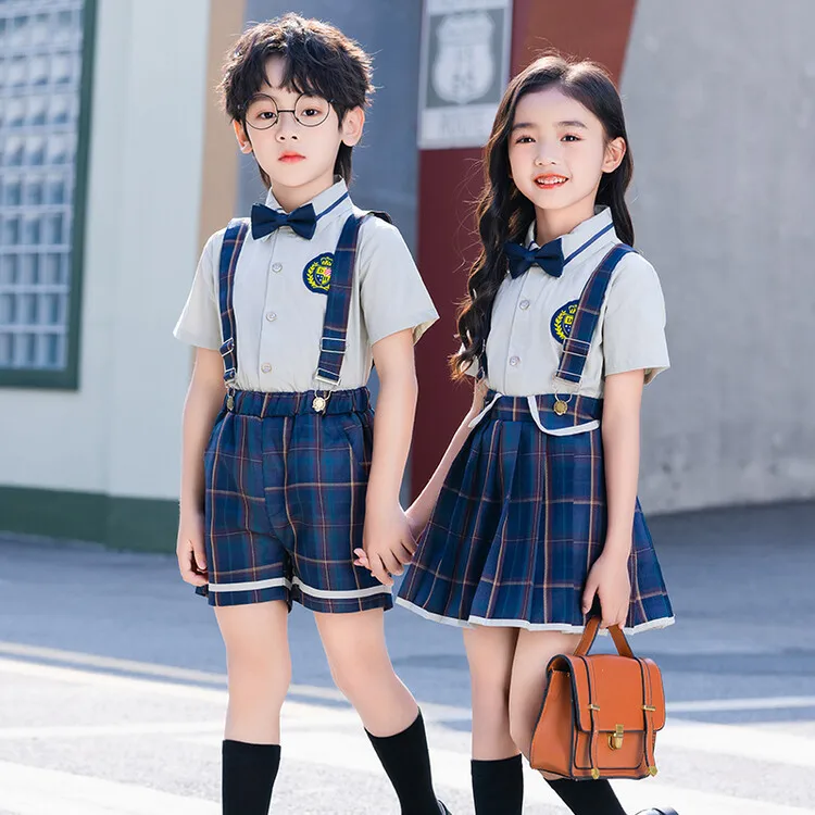 Summer Short Sleeve And Shorts School Uniform Sports Style Girls School ...