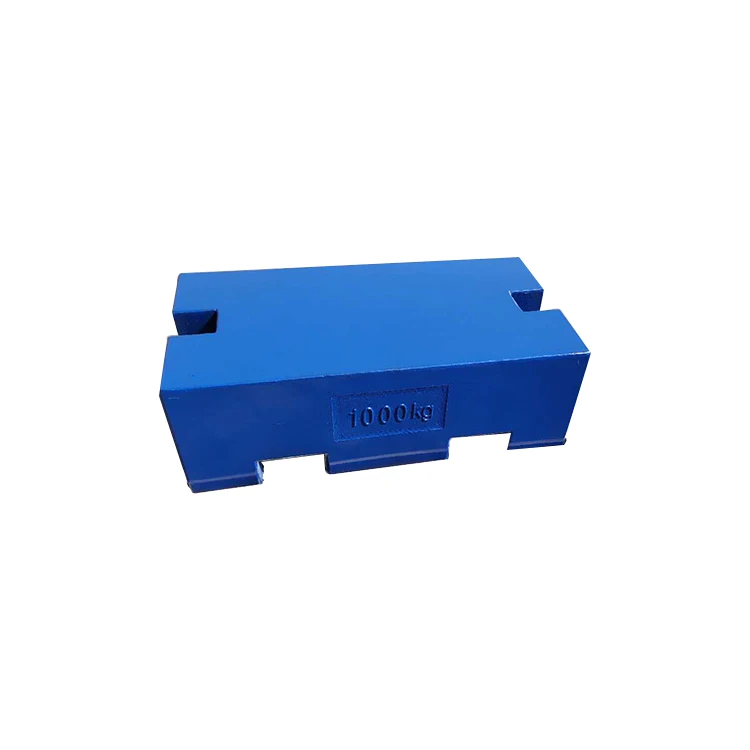 Cast Iron Crane Counterweight Block - 1000kg Rectangular Weight for ...