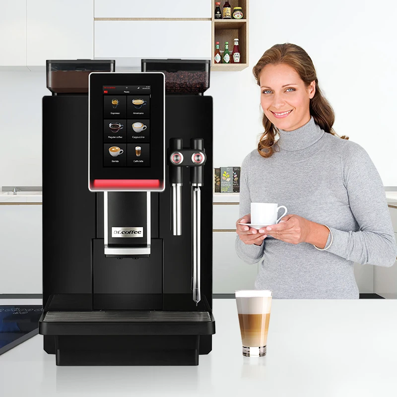 Dr. Coffee Minibar Bean to Cup Coffee Machine with Steam Wand and