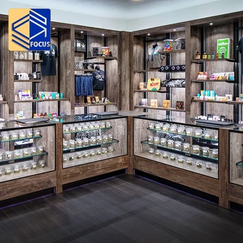 Commercial Modern dispensary smoke Store smoke Display Showcase For Tobacco smoke Display Cabinet