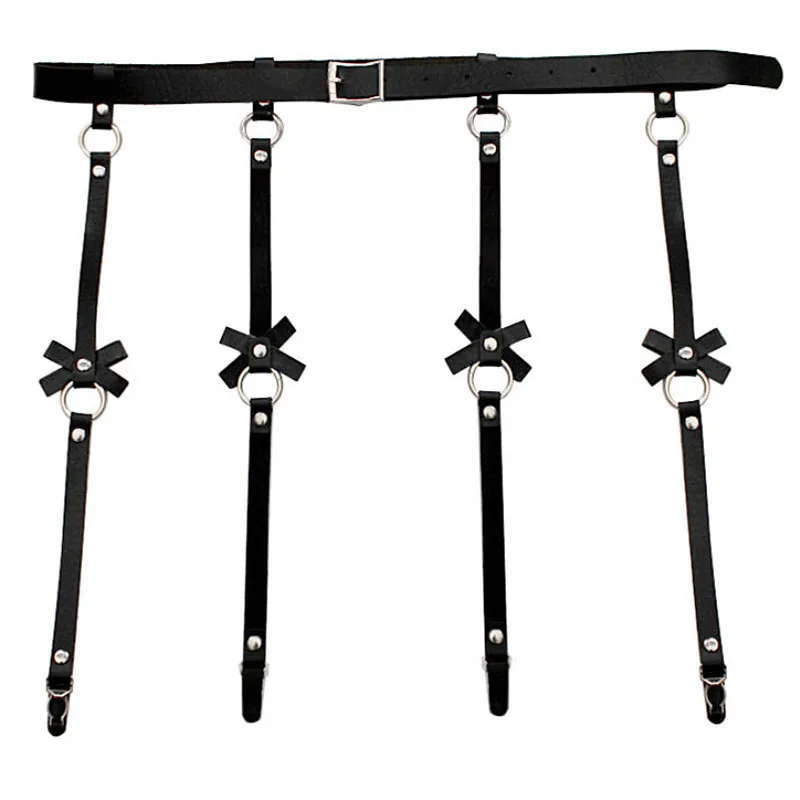 Women's Sexy Leg Harness Caged Thigh Holster Garters Bdsm Harajuku Waist  Gothic Garter Belt Rave Outfits