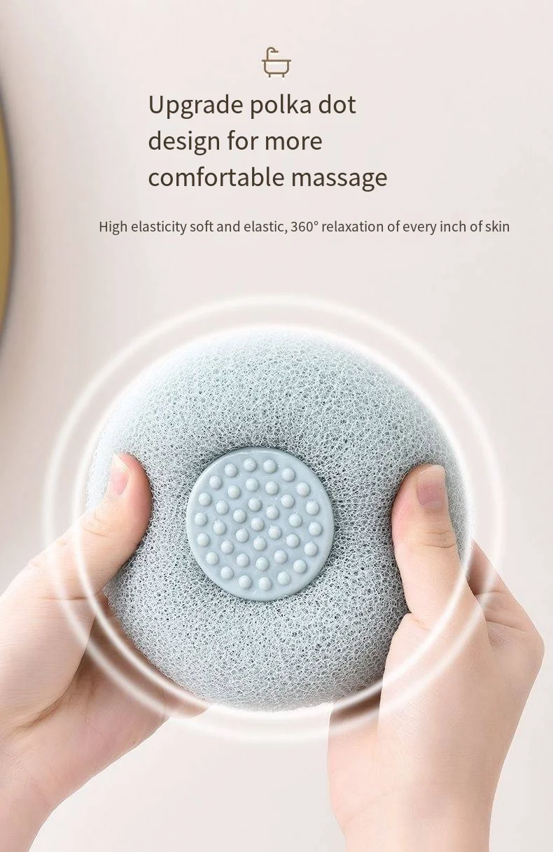 High-grade Japanese massage bath ball  magic exfoliating bath mud scrub scrub bath towel woman factory