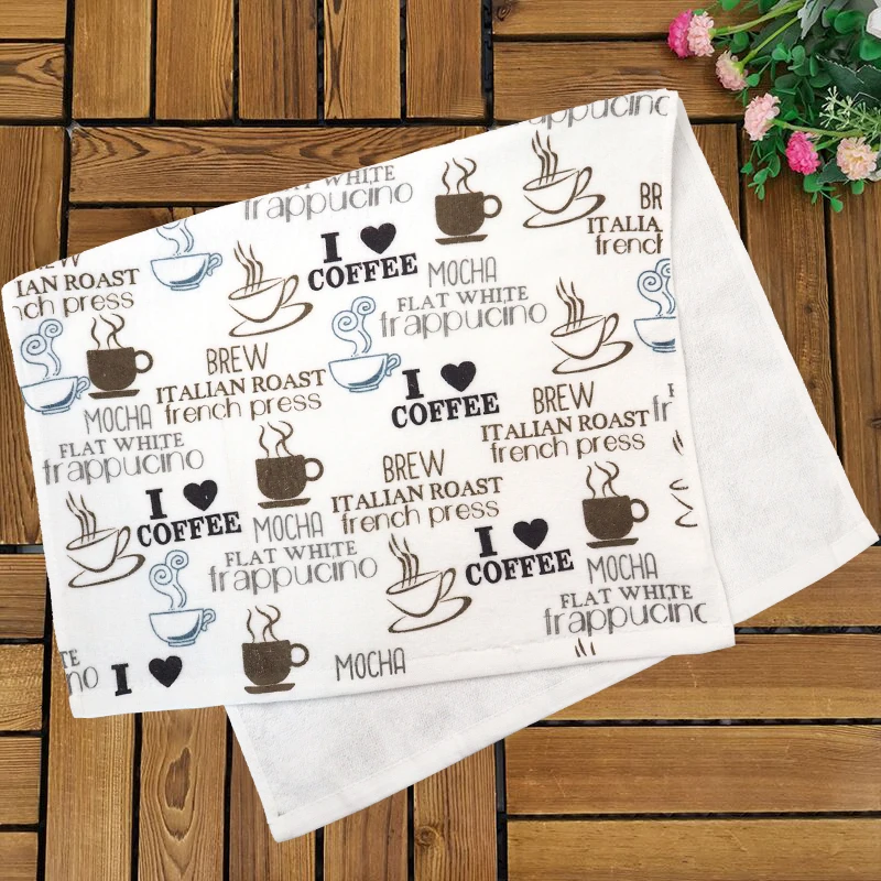 Custom Cotton Linen Tea Towel Kitchen Customized Printed Logo Kitchen ...