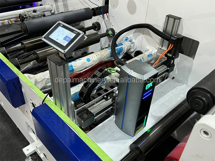 Flexographic Sticker Label Printer Labels Logo Die Cutting UV Dryer ...
