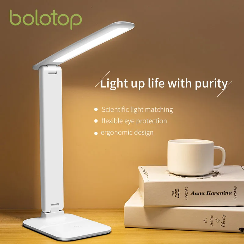 Lampada LED USB Flessibile Per PC - Dimmerabile, Touch Switch, Bianco - Foto 9