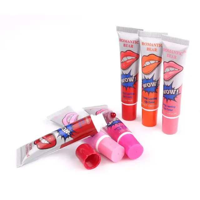 Romantic Peel Off Lipstick Tearing Type Lip Gloss Film Magic Long Lasting Lip Tattoo Makeup  Tint Lip Gloss Rouge