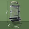 Standing pole + black cage