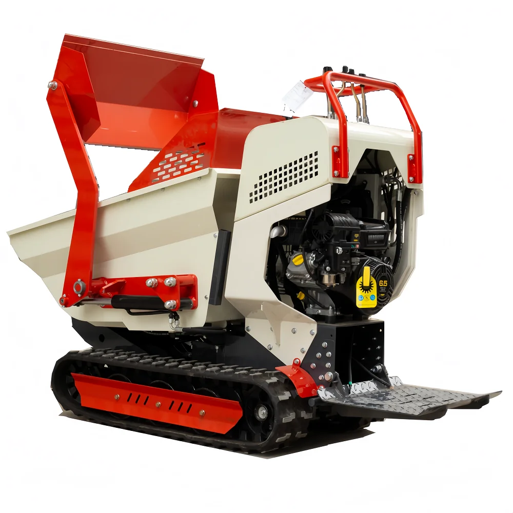 16.5HP crawler Lift loader Shandong mini skid steer crawler mini dumper mesin rumah tangga kecil dengan harga murah