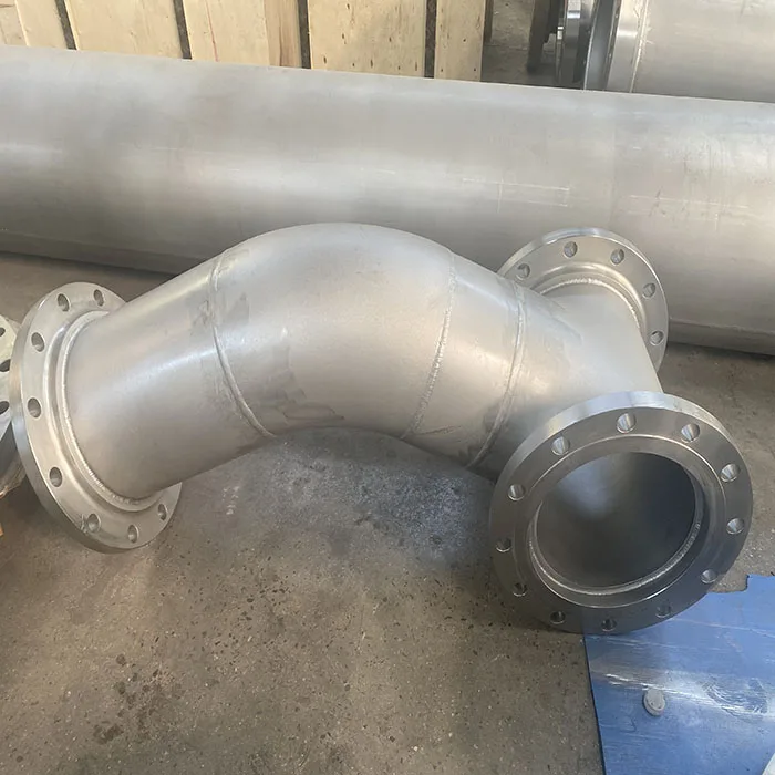 Customized 10 Stainless Steel Pipe Spool High Pressure with Polished  Surface Flanged Fittings Fabrication End