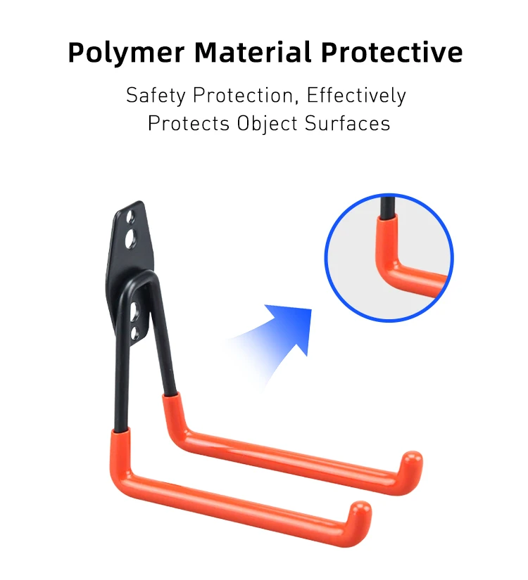 Heavy Duty Garage Tool Organizer Wall Mounted Garage Storage Hooks For Hanging Items manufacture