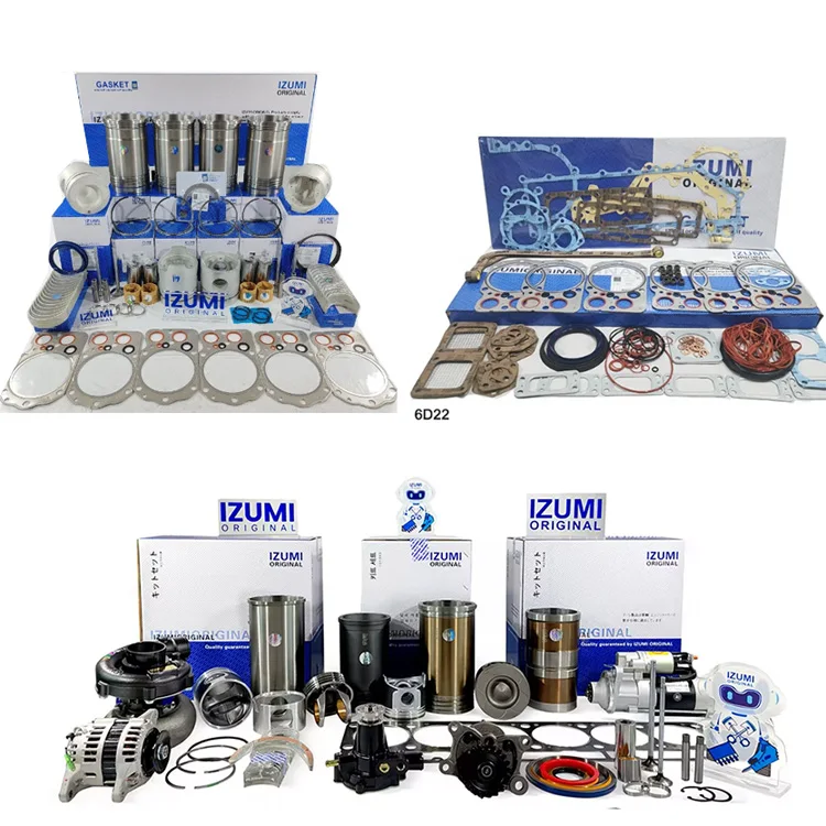 IZUMI ORIGINAL 6D22 Overhaul Rebuild Kit Diesel Engine Parts For MITSUBISHI