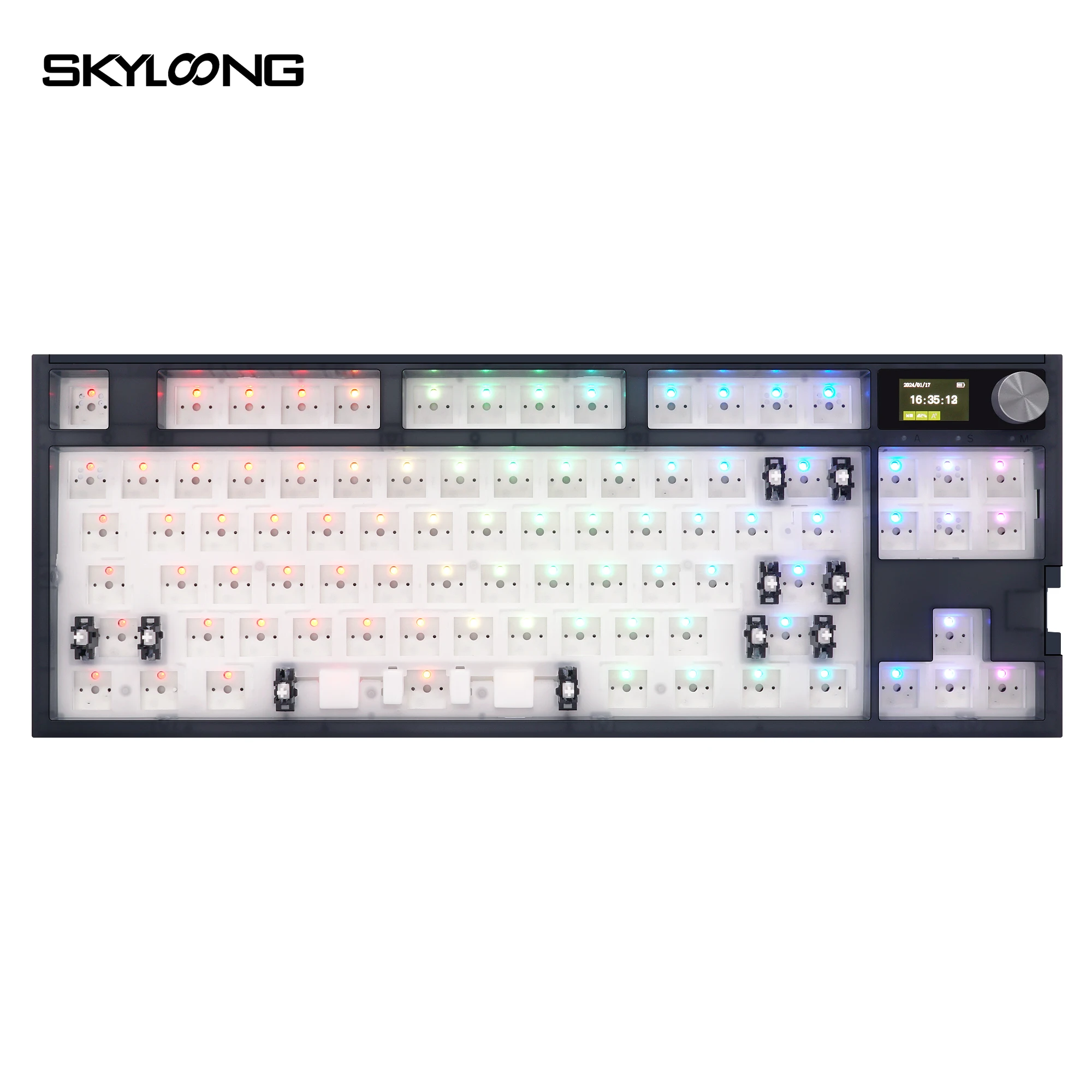 Skyloong Gk87 Pro Mechanical Keyboard Kit Hot Swappable Wireless Gaming ...