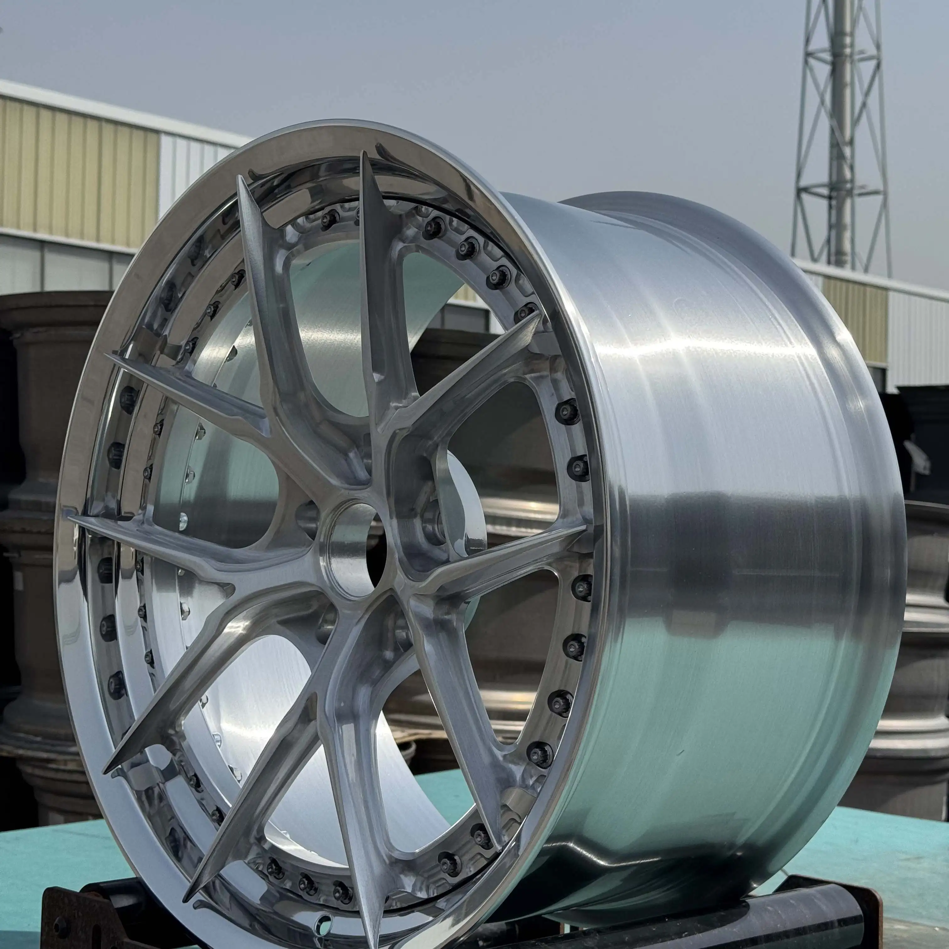 New Condition 17 18 19 20 21 22 Inch Deep Dish 2 Piece Forged Aluminum