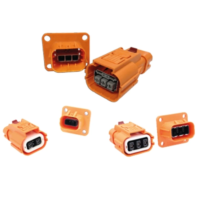 Amphenol High Voltage Connectors Set IP69K EV Connector 2 Pins Wiring Harness Adapter