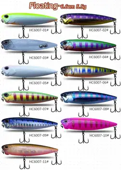 CHEERY Direct Sales Stainless Steel Floating Pencil Lure 66mm 55g Japanese Style Micro Artificial Hard Bait Topwater Zigzag Dog – Popper – view 4