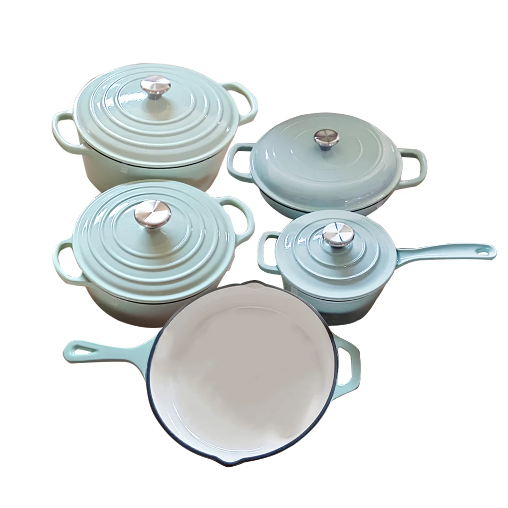 Hot Selling Cooking Pot Set Non Stick Pot Set Cookware Sets Non Stick Cast Lron Cookware Soup Pot Customization Free Pairing