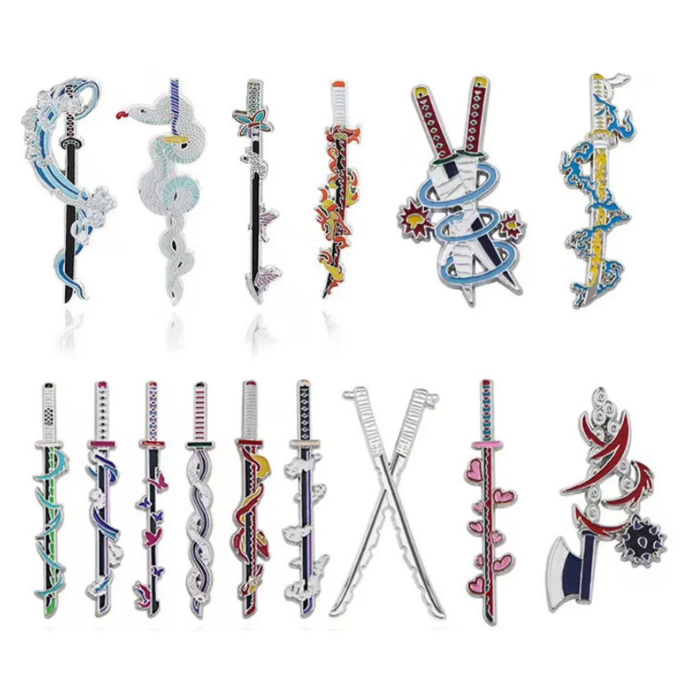 Wholesale Metal Anime Pins Japanese Anime Demon Slayers Enamel Pin