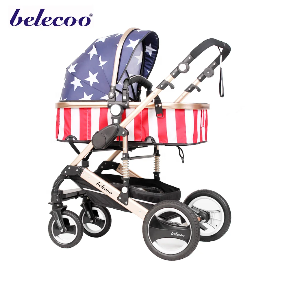 belecoo stroller rose gold