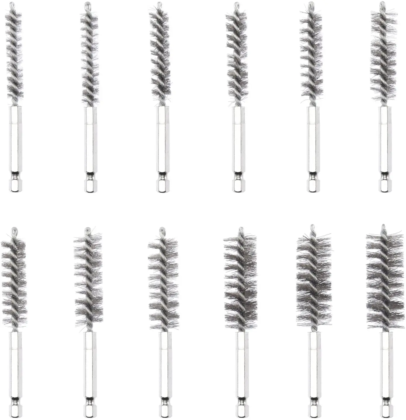38 шт. Набор щеток с шестигранным хвостовиком 1/4 дюймов