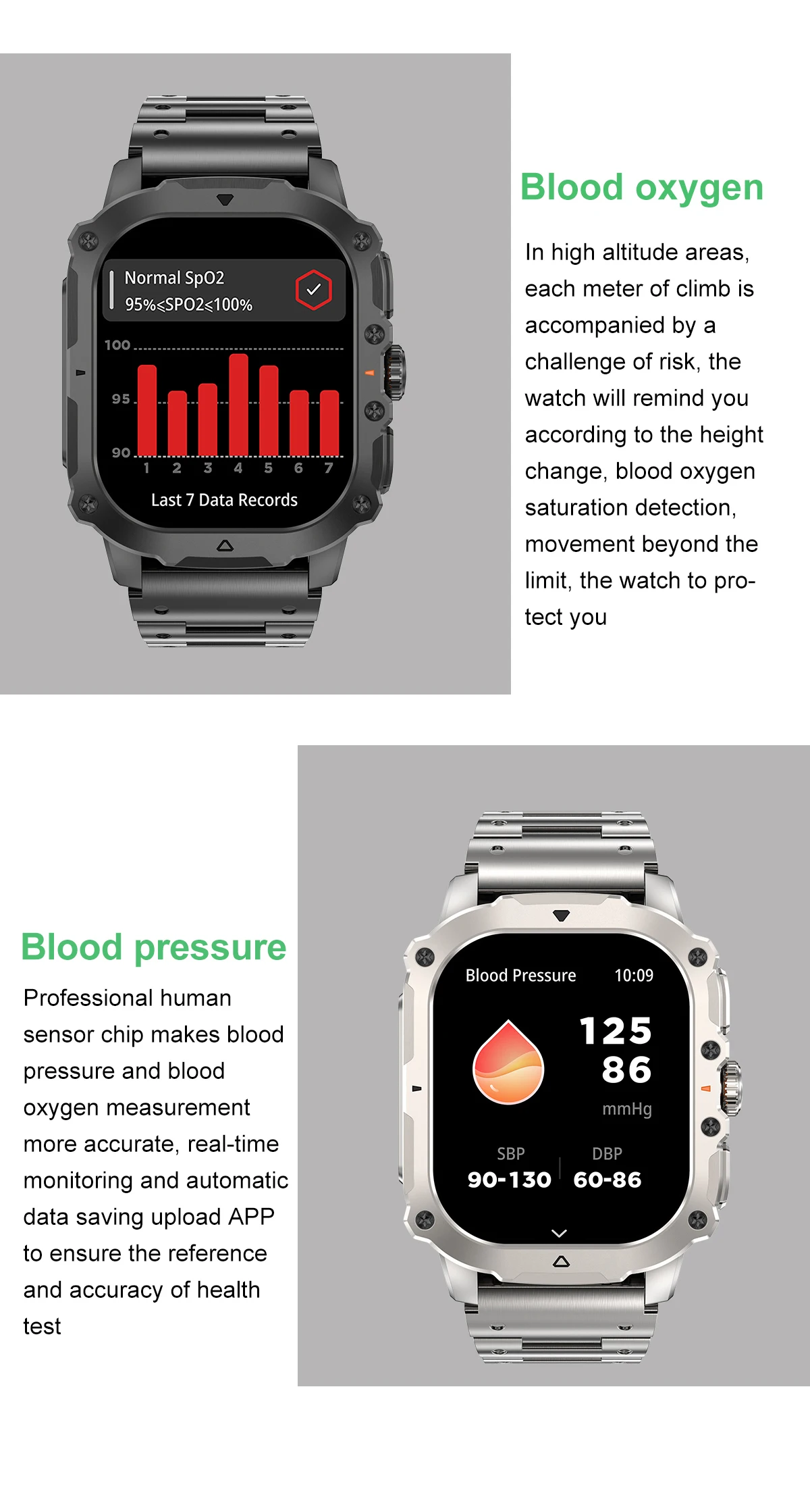 2026 AK72 1.952Inch Amoled Men Smart Watch Blood Pressure BT Call Outdoor Sport Relojes Smartwatch Fitness Tracker