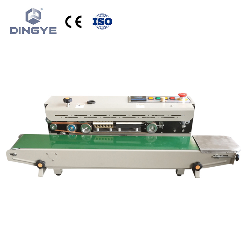 Автоматический ленточный герметик для газовой промывки DBF1000AN, непрерывная надувка пленки, упаковочная машина с азотным наполнением