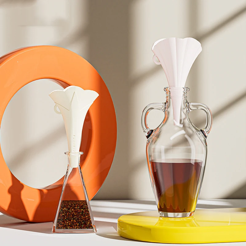 Новейшая водостойкая кухонная масляная воронка портативная многофункциональная Складная разделительная фильтрующая Воронка для пищевых продуктов